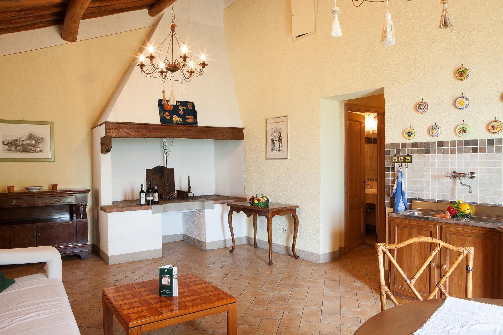 モンテスペルトリ Fattoria Poggio Capponiヴィラ エクステリア 写真