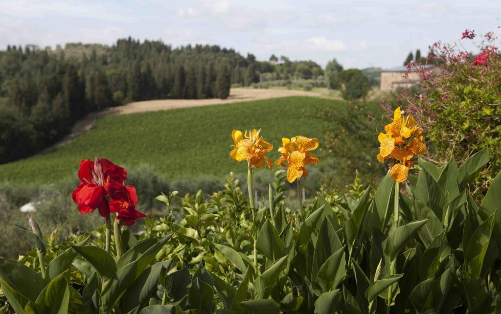 モンテスペルトリ Fattoria Poggio Capponiヴィラ エクステリア 写真